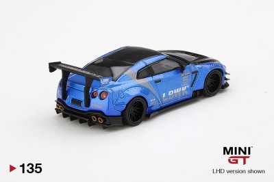 LB WORKS Nissan GT-R (R35) Blue, LB Work Livery 2.0