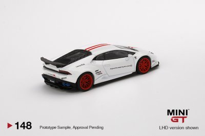 LB★WORKS Lamborghini Huracán ver. 1 White w/ Red Stripe