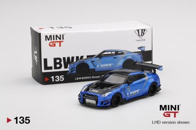 LB WORKS Nissan GT-R (R35) Blue, LB Work Livery 2.0