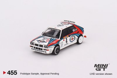 Lancia Delta HF Integrale Evoluzione 1992 Rally MonteCarlo Martini Racing 4 Cars Set