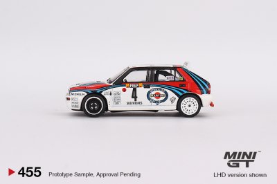 Lancia Delta HF Integrale Evoluzione 1992 Rally MonteCarlo Martini Racing 4 Cars Set