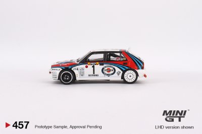 Lancia Delta HF Integrale Evoluzione 1992 Rally MonteCarlo Martini Racing 4 Cars Set