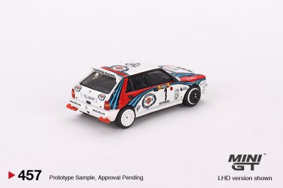 Lancia Delta HF Integrale Evoluzione 1992 Rally MonteCarlo Martini Racing 4 Cars Set