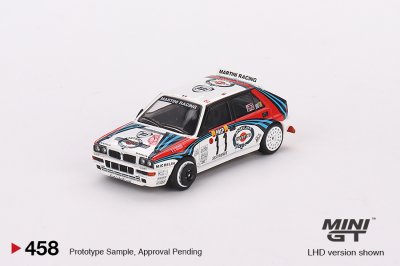 Lancia Delta HF Integrale Evoluzione 1992 Rally MonteCarlo Martini Racing 4 Cars Set