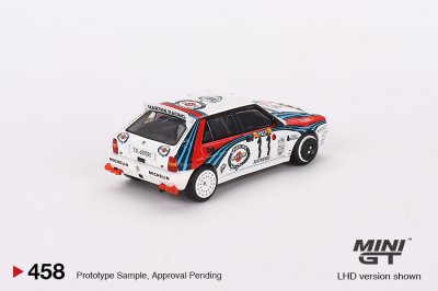 Lancia Delta HF Integrale Evoluzione 1992 Rally MonteCarlo Martini Racing 4 Cars Set