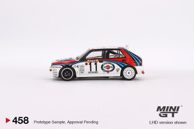 Lancia Delta HF Integrale Evoluzione 1992 Rally MonteCarlo Martini Racing 4 Cars Set