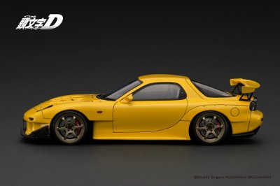 INITIAL D Mazda RX-7 (FD3S) Yellow