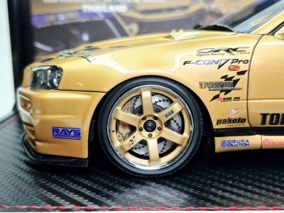 TOP SECRET 34GT-R (BNR34) Gold +  RB26 Engine