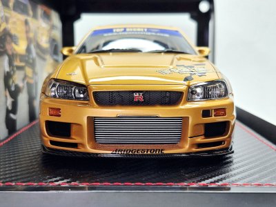 TOP SECRET 34GT-R (BNR34) Gold +  RB26 Engine