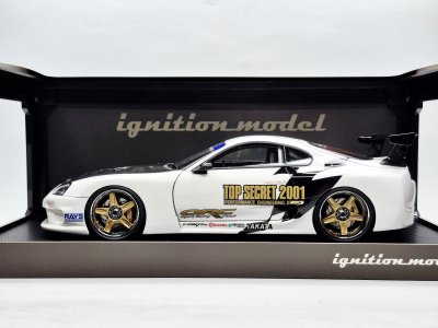 TOP SECRET GT300 Supra (A80) สีขาว | สเกล 1:18 (IG3744)