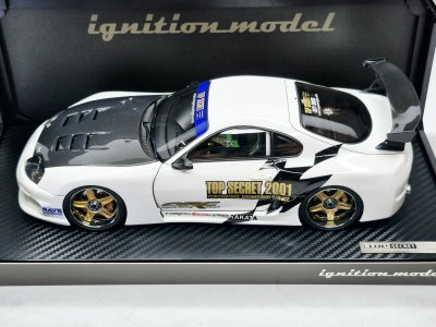 TOP SECRET GT300 Supra (A80) สีขาว | สเกล 1:18 (IG3744)