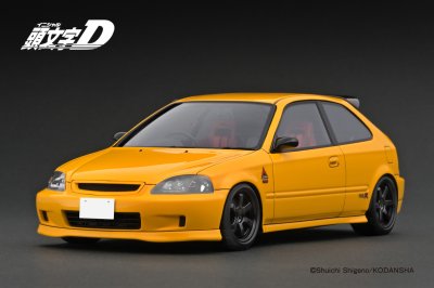 INITIAL D Honda CIVIC (EK9) Type R Yellow