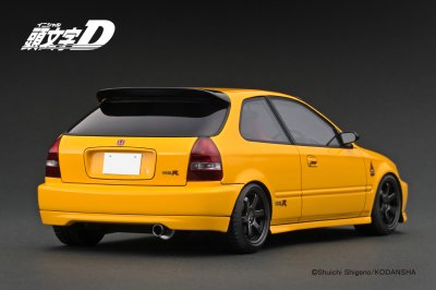 INITIAL D Honda CIVIC (EK9) Type R Yellow