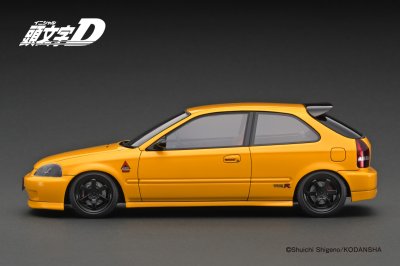 INITIAL D Honda CIVIC (EK9) Type R Yellow