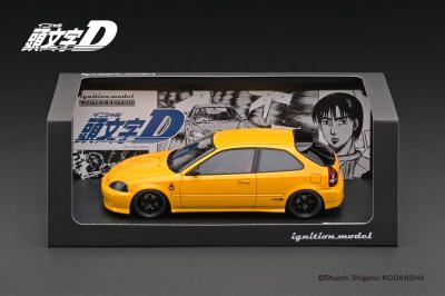 INITIAL D Honda CIVIC (EK9) Type R Yellow