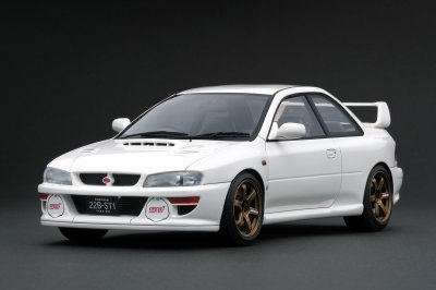 Impreza 22B-STi Version (GC8改)" White.