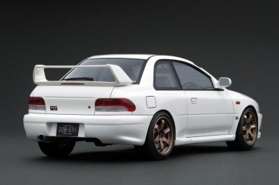 Impreza 22B-STi Version (GC8改)" White.