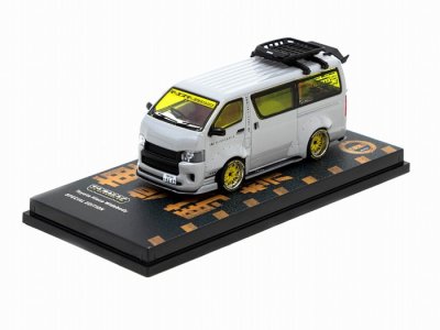 Toyota Hiace Widebody Grey with roof rack