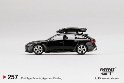 Audi RS 6 Avant Mythos Black Metallic w/ Roof Box