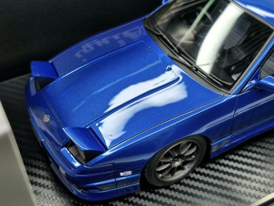 Ignition Model 1/18 Nissan 180SX Type X (RPS13) Blue Metallic