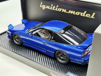 Ignition Model 1/18 Nissan 180SX Type X (RPS13) Blue Metallic