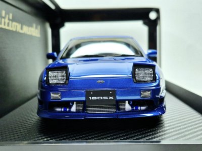 Ignition Model 1/18 Nissan 180SX Type X (RPS13) Blue Metallic