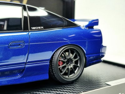 Ignition Model 1/18 Nissan 180SX Type X (RPS13) Blue Metallic