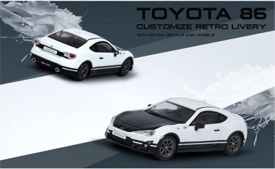 Toyota 86 Personalised Retro Delivered