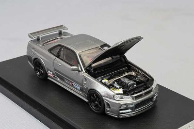 Nissan GT-R (R34) Nismo CRS Gunmetallic Grey w/Livery