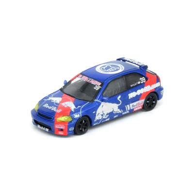 HONDA CIVIC Type-R (EK9) "NO GOOD RACING" Red Bull Livery