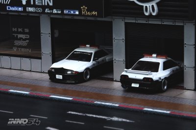 Nissan Skyline GT-R R32 Pandem Japan Police Livery Drift Car