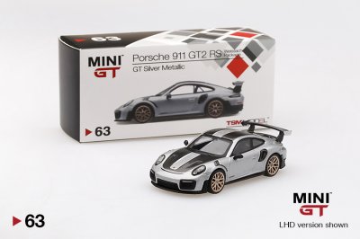 Porsche 911 GT2 RS Weissach Package GT Silver Metallic