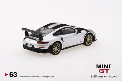 Porsche 911 GT2 RS Weissach Package GT Silver Metallic