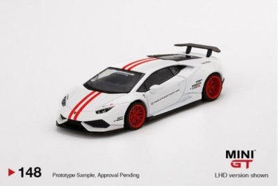 LB★WORKS Lamborghini Huracán ver. 1 White w/ Red Stripe