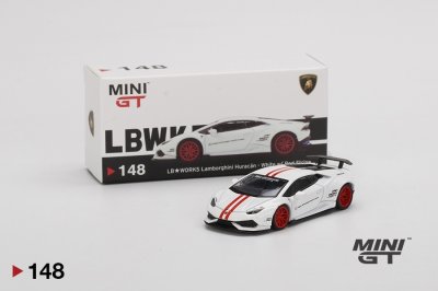 LB★WORKS Lamborghini Huracán ver. 1 White w/ Red Stripe