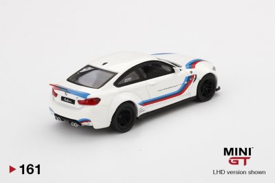 LB★WORKS BMW M4 White W/ M Stripe