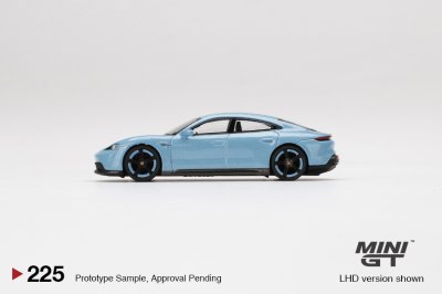 Porsche Taycan Turbo S Frozen Blue Metallic