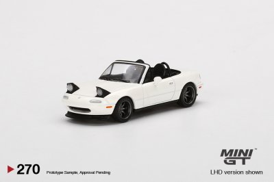 Mazda Miata MX-5 (NA) Tuned Version Classic White Fred's Garage Special