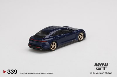 Porsche Taycan Turbo S Gentian Blue Metallic