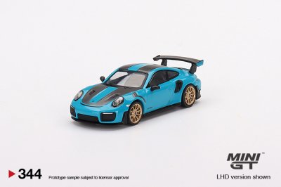 Porsche 911(991) GT2 RS Weissach Package Miami Blue