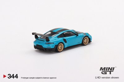 Porsche 911(991) GT2 RS Weissach Package Miami Blue