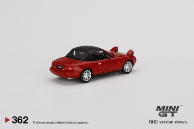 Eunos Roadster Classic Red (RHD) Headlight Up / Soft Top