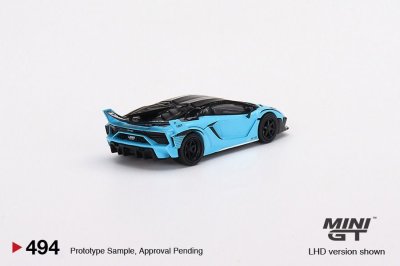 Lamborghini LB-Silhouette WORKS Aventador GT EVO Baby Blue