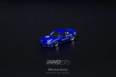 Nissan Silvia S13 Rocket Bunny V2 Blue Metallic