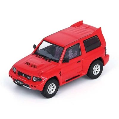 Mitsubishi Pajero Evolution Red With Extra Wheels
