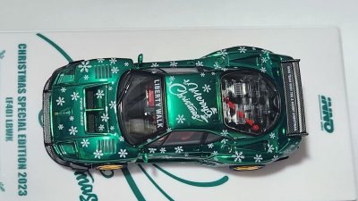 Chase Car Ferrari F40 LBWK Christmas Limited edition Chrome Green