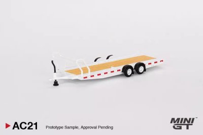 Car Hauler Trailer White