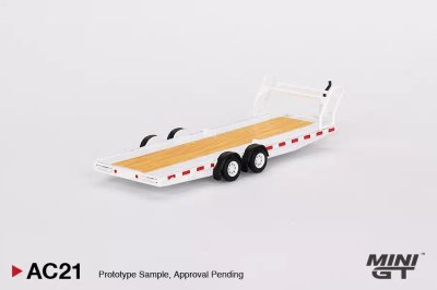 Car Hauler Trailer White