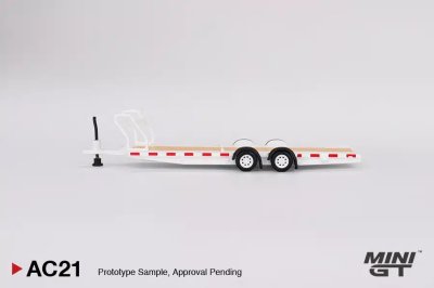 Car Hauler Trailer White