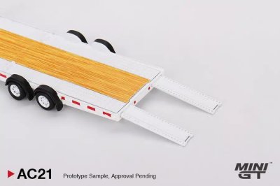 Car Hauler Trailer White